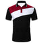 Men Summer Short Sleeve Spell Color Polo Shirt , Men Slim Fit Sport Golf Polo Shirt . - Slobuy