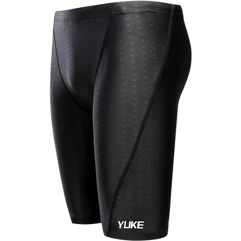 Men Swimming Shorts Waterproof Competition Swim Equipment Goggles with Ear-plug Cap Case Trunks Briefs Swimwear Half Pants 2022 - Slobuy