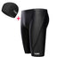 Men Swimming Shorts Waterproof Competition Swim Equipment Goggles with Ear-plug Cap Case Trunks Briefs Swimwear Half Pants 2022 - Slobuy