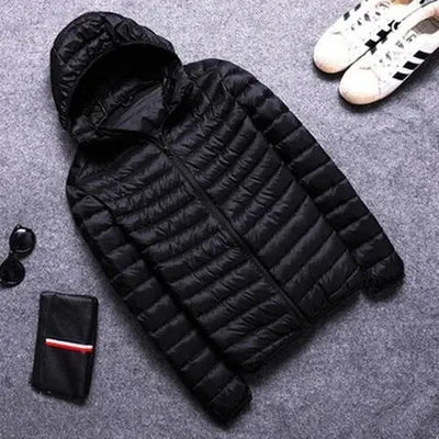 Men Winter Cotton Coat Lightweight Trendy Short Thick Warm Winter Clothes Black Red Blue White Green Sports Casual Use - Slobuy