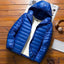 Men Winter Cotton Coat Lightweight Trendy Short Thick Warm Winter Clothes Black Red Blue White Green Sports Casual Use - Slobuy