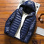Men Winter Cotton Coat Lightweight Trendy Short Thick Warm Winter Clothes Black Red Blue White Green Sports Casual Use - Slobuy
