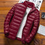 Men Winter Cotton Coat Lightweight Trendy Short Thick Warm Winter Clothes Black Red Blue White Green Sports Casual Use - Slobuy