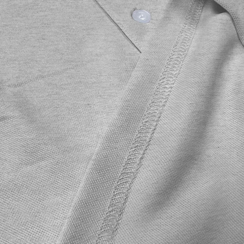 Men's Clothing Breathable Regular Fit Solid Golf Shirt, Clothing Men's Casual V-Neck T-Shirt Short Sleeve For Summer - Slobuy