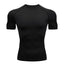 Men's Compression Shirts Athletic Quick Dry Breathable Rash Guard Athletic Tight Workout Tops Summer - Slobuy