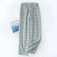 Men's Cotton Gauze Trousers Plaid Knitted Sleep Pants Woman Pajamas Pants Bottoms Sleepwear Short for Couples Pijama Hombre - Slobuy