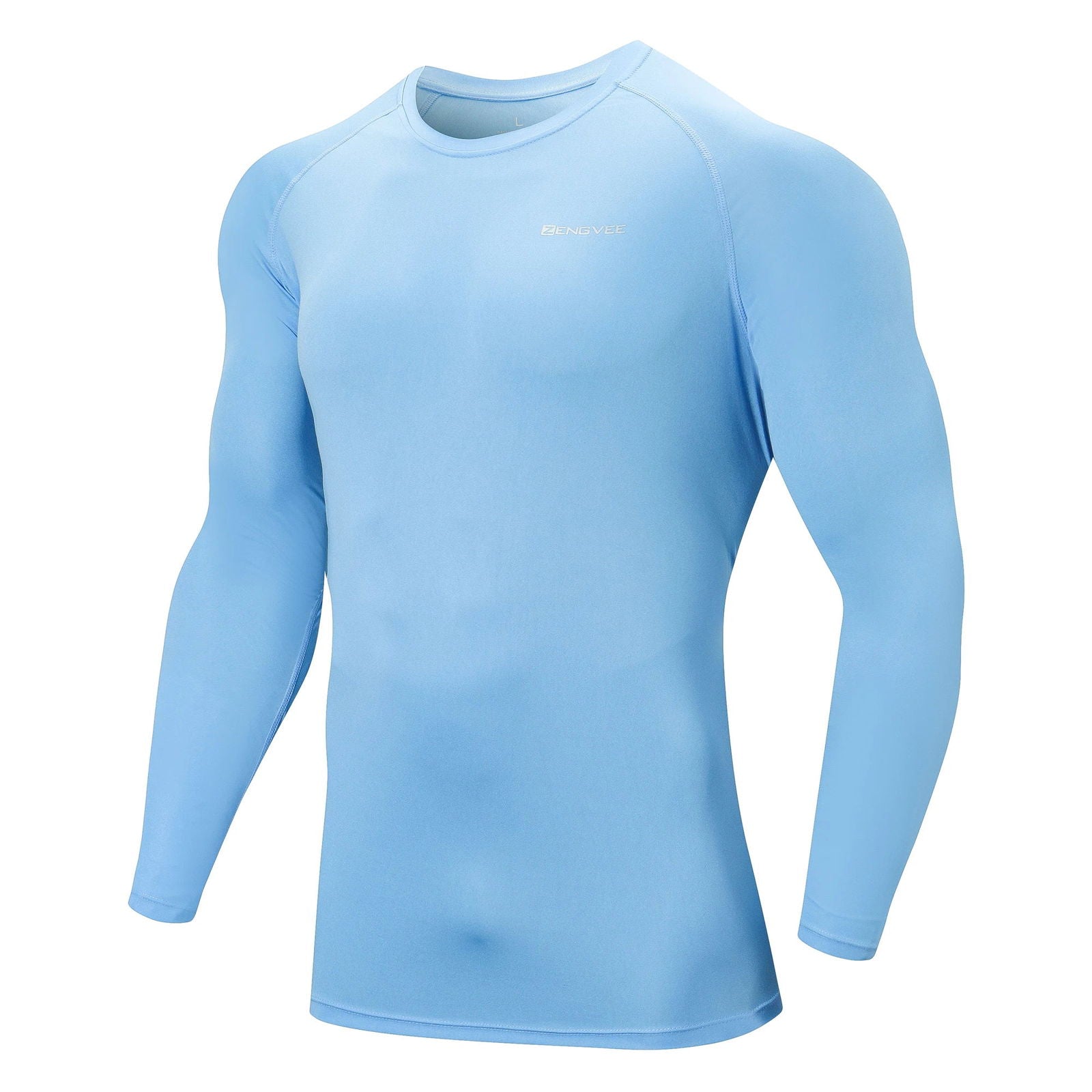 Men's Long Sleeve UPF 50+ Rash Guards Diving UV Protection Lightweight T-Shirt Loose Fit Swimming Quick Drying Surfing T-Shirt - Slobuy