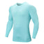 Men's Long Sleeve UPF 50+ Rash Guards Diving UV Protection Lightweight T-Shirt Loose Fit Swimming Quick Drying Surfing T-Shirt - Slobuy