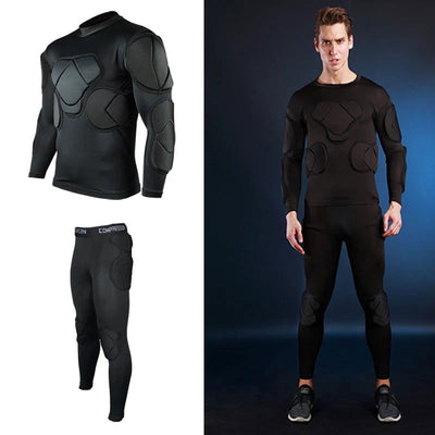 Men's Soccer  Goalkeeper Training Jersey EVA Thick Sponge Protection Goalkeeper Uniform Goleiro Pants - Slobuy