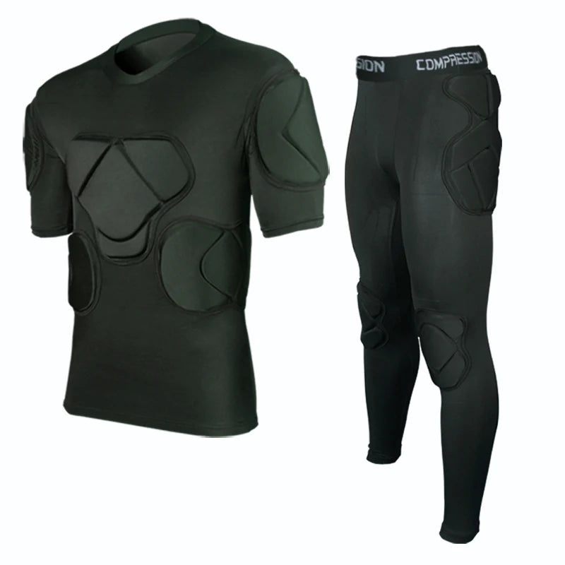 Men's Soccer  Goalkeeper Training Jersey EVA Thick Sponge Protection Goalkeeper Uniform Goleiro Pants - Slobuy