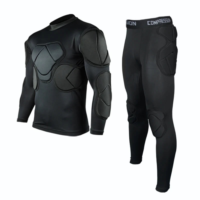 Men's Soccer  Goalkeeper Training Jersey EVA Thick Sponge Protection Goalkeeper Uniform Goleiro Pants - Slobuy