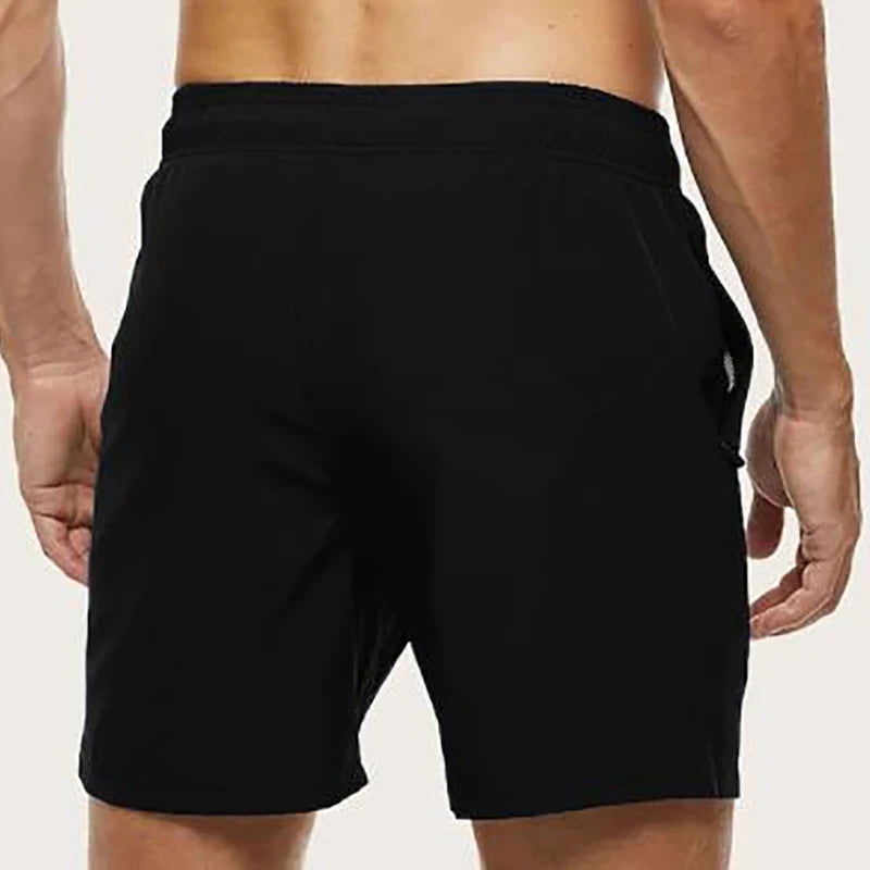 Men's Swim Trunks Summer Swimming Board Shorts Quick Dry Beach Shorts with Side Pockets and Mesh Lining Swimwear Bathing Suit - Slobuy