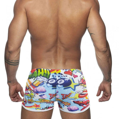 Men's Swimsuits Fashion Cartoon Swim Shorts Quick Dry Swimwear Beach Swimming Trunks Sport Surfing Jammer Bathing Beachwear - Slobuy