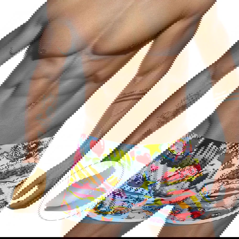 Men's Swimsuits Fashion Cartoon Swim Shorts Quick Dry Swimwear Beach Swimming Trunks Sport Surfing Jammer Bathing Beachwear - Slobuy
