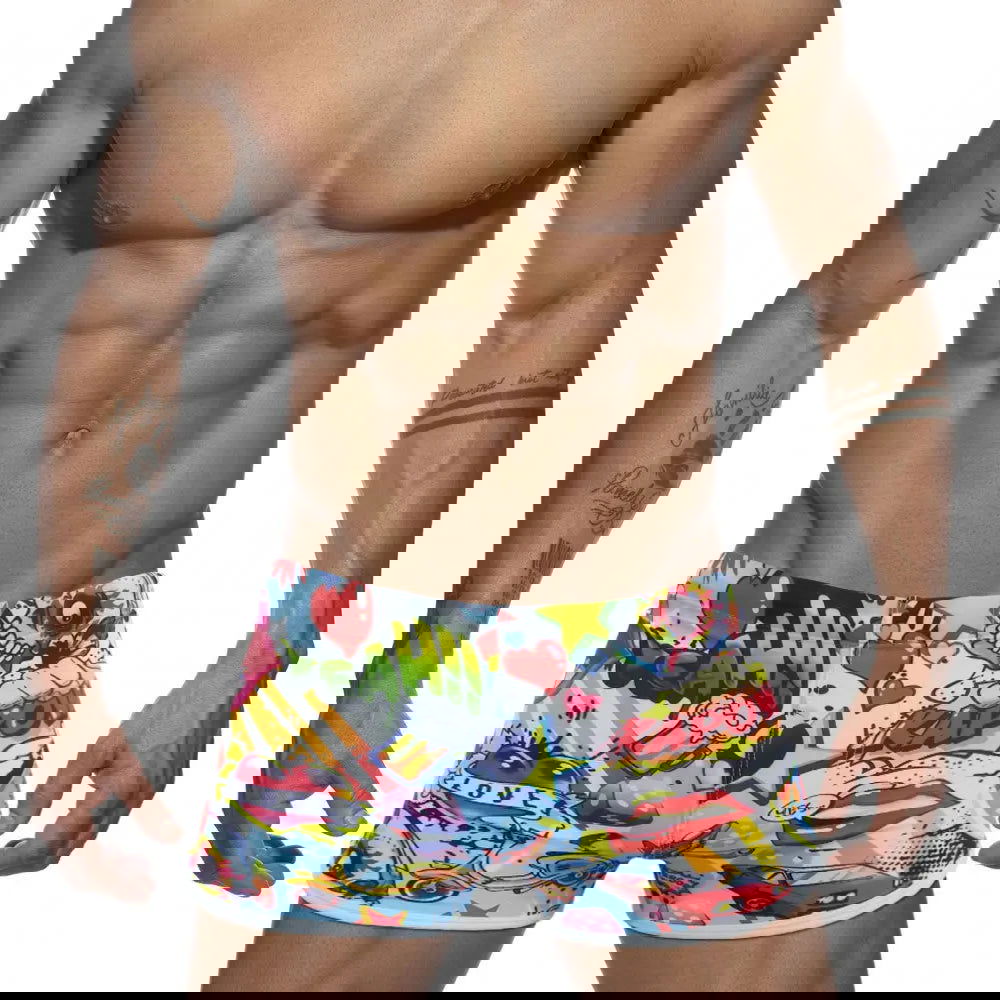 Men's Swimsuits Fashion Cartoon Swim Shorts Quick Dry Swimwear Beach Swimming Trunks Sport Surfing Jammer Bathing Beachwear - Slobuy