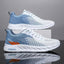 Mens Running Shoes Breathable Knit Sport Sneakers Cushion Lightweight Casual Gym Athletic Trainers Jogging Tennis Shoes - Slobuy