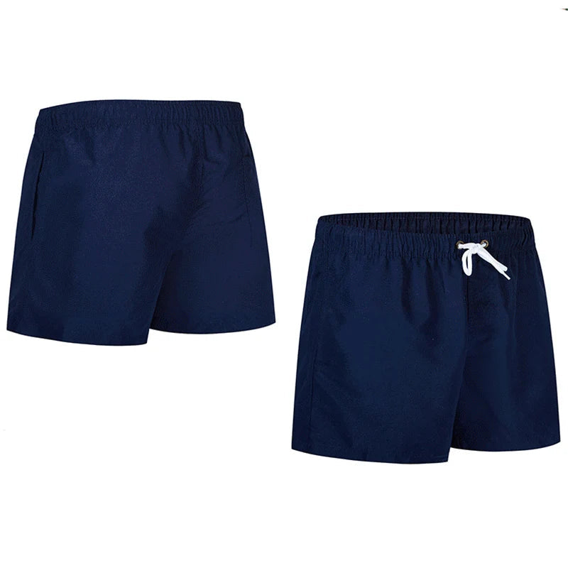 Mens Swim Trunks with Pockets Mesh Liner Summer Casual Beach Board Shorts Quick Dry Swimming Bathing Suit Swimsuit Swimwear - Slobuy
