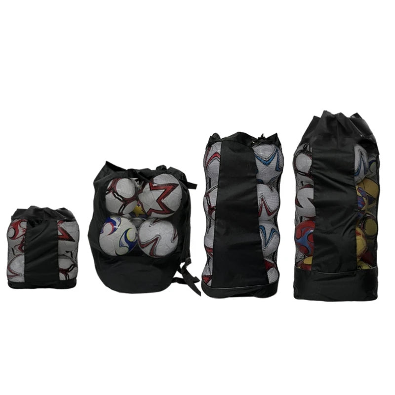 Mesh Balls Bag Basketball Bag Team Balls Bags for Holding Soccer Football - Slobuy
