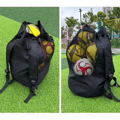 Mesh Balls Bag Basketball Bag Team Balls Bags for Holding Soccer Football - Slobuy
