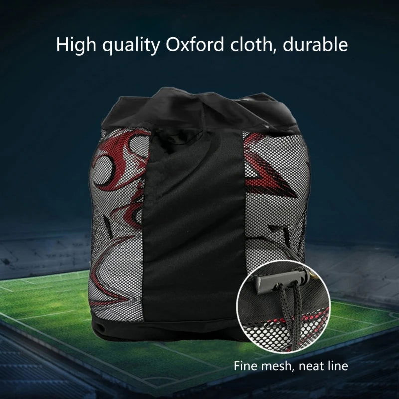 Mesh Balls Bag Basketball Bag Team Balls Bags for Holding Soccer Football - Slobuy