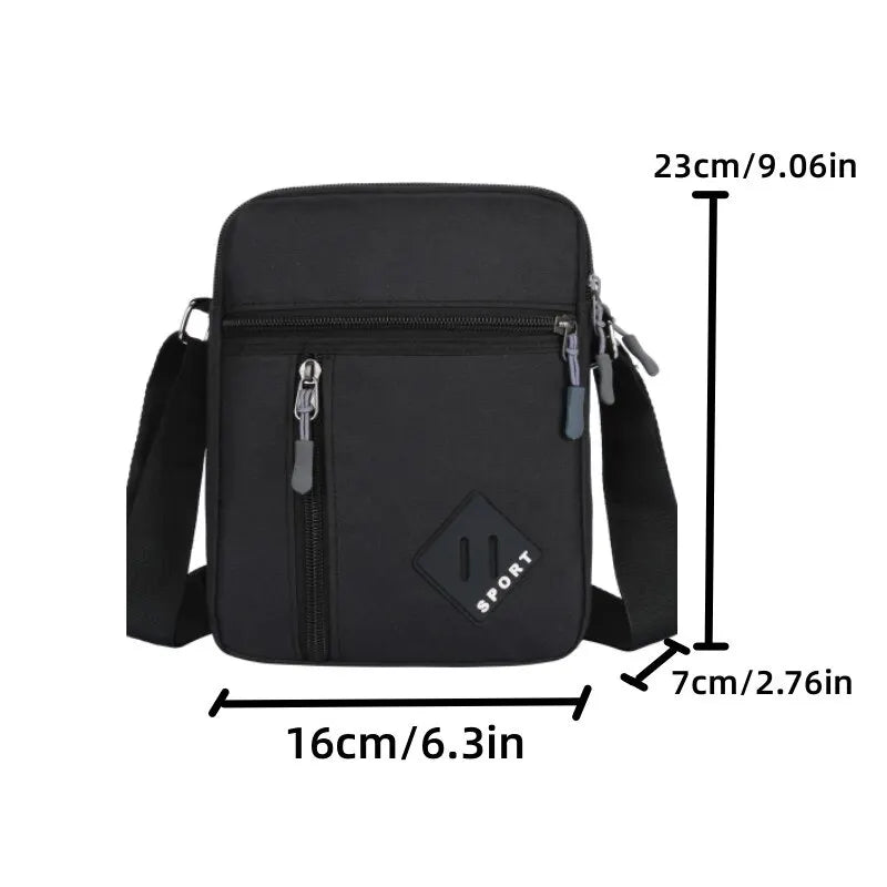 Messenger Nylon Waterpro Of Oxford Cloth Shoulder Casual Men Backpack Small Bag Business Briefcase - Slobuy