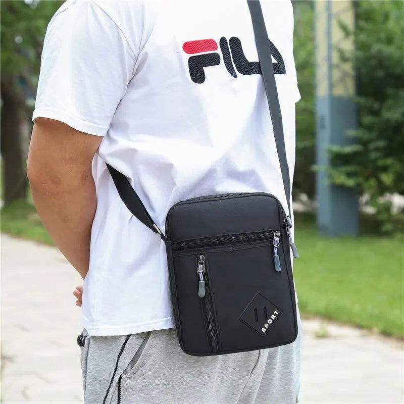 Messenger Nylon Waterpro Of Oxford Cloth Shoulder Casual Men Backpack Small Bag Business Briefcase - Slobuy