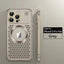 Metal Heat Dissipation Phone Case For iPhone 13 12 14 15 Pro Max Plus Magnetic Aluminum Cover Magsafe For IPHON 14 15 Pro Promax - Slobuy