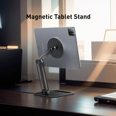 Metal Magnetic Tablet Stand Holder Pad Folddable Support for iPad Air Pro 12 Mini Xiaomi Samsung Accessories - Slobuy