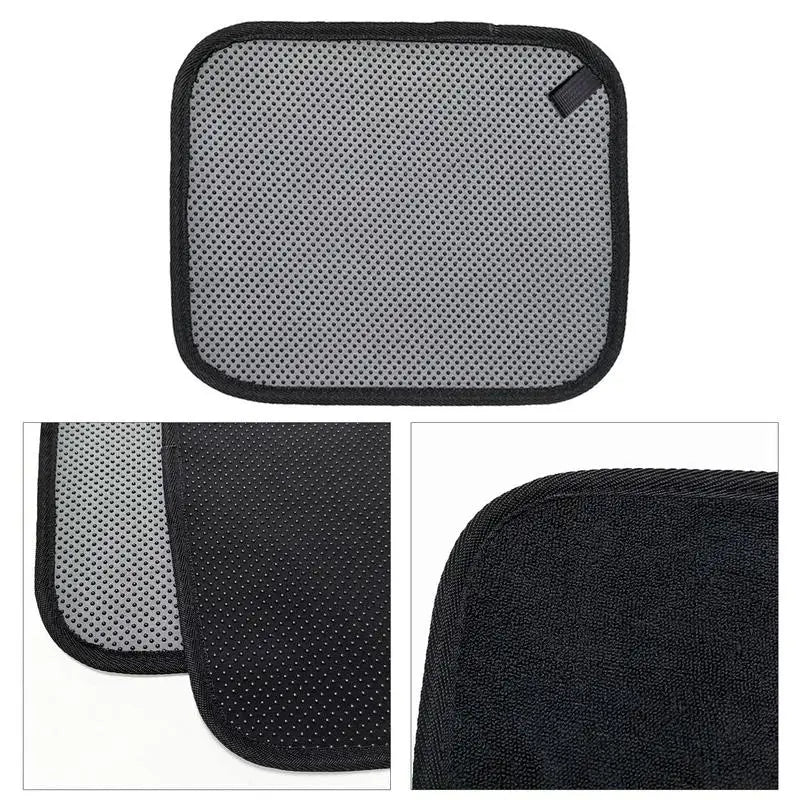 Microfiber Bowling Cleaning Towel Microfiber Bowling Shammy Pad With EZ Grip Non-Slip Bowling Ball Shammy Pad For Cleaning - Slobuy