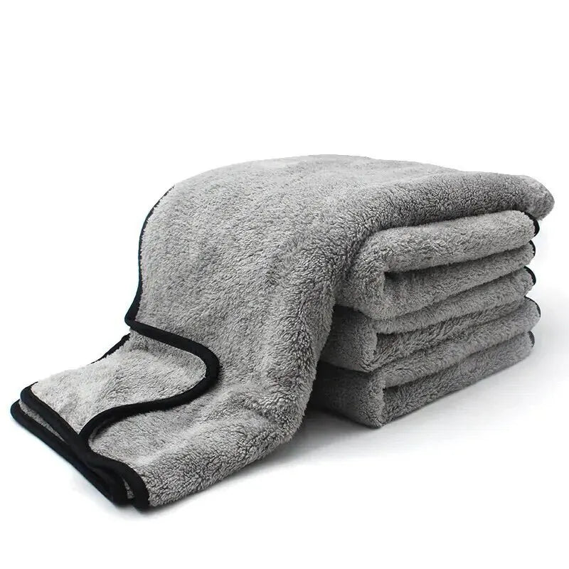 Microfiber Towel 75*35cm Car Wash Cloth Auto Cleaning Door Window Care Thick Strong Water Absorption Dry Cloth for Car Detailing - Slobuy