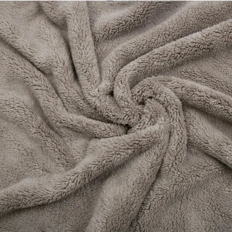 Microfiber Towel 75*35cm Car Wash Cloth Auto Cleaning Door Window Care Thick Strong Water Absorption Dry Cloth for Car Detailing - Slobuy