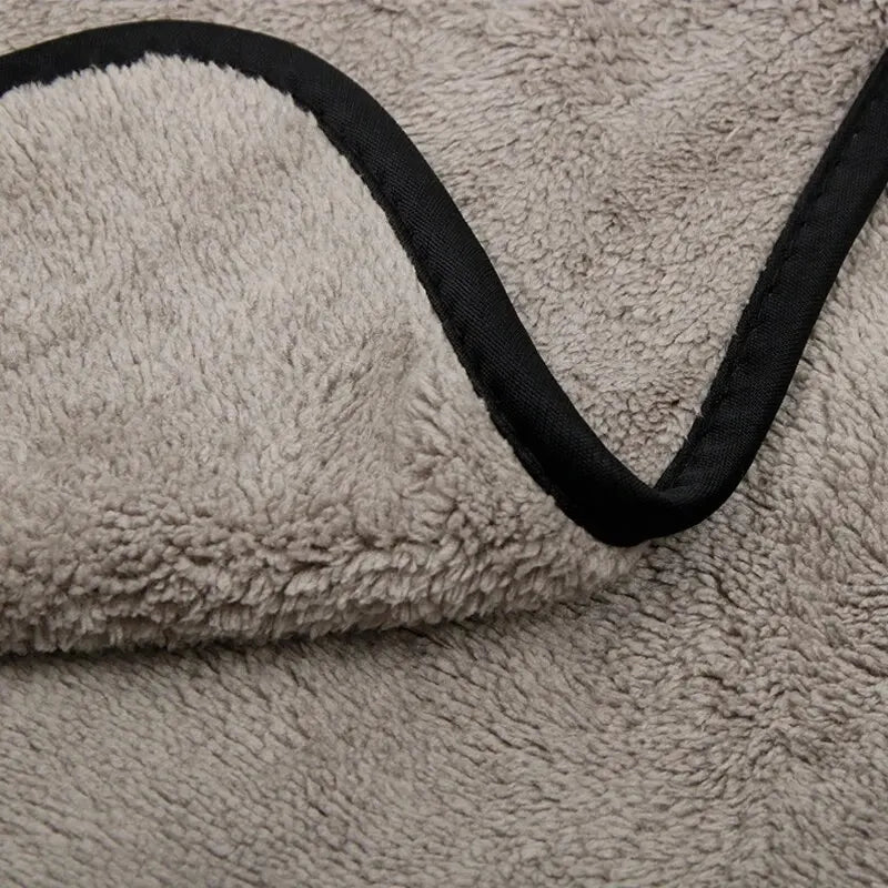 Microfiber Towel 75*35cm Car Wash Cloth Auto Cleaning Door Window Care Thick Strong Water Absorption Dry Cloth for Car Detailing - Slobuy