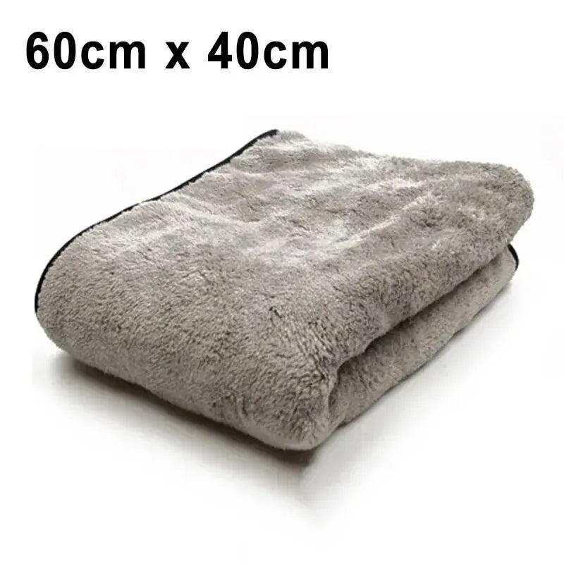 Microfiber Towel 75*35cm Car Wash Cloth Auto Cleaning Door Window Care Thick Strong Water Absorption Dry Cloth for Car Detailing - Slobuy
