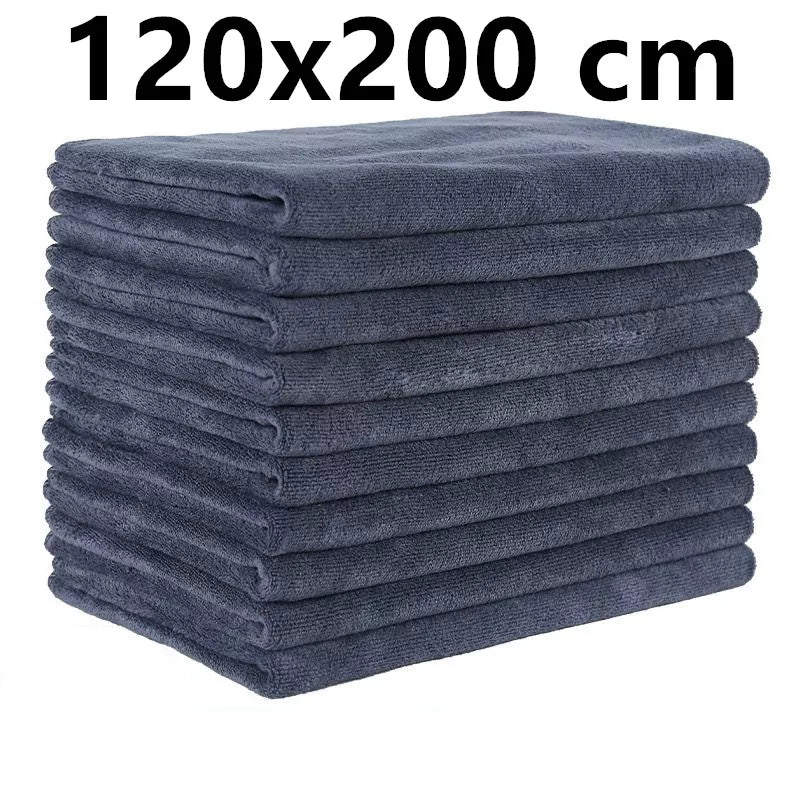 Microfiber bath towel, super large, soft, high absorption and quick-drying, sports, travel, no fading, multi-functional use - Slobuy