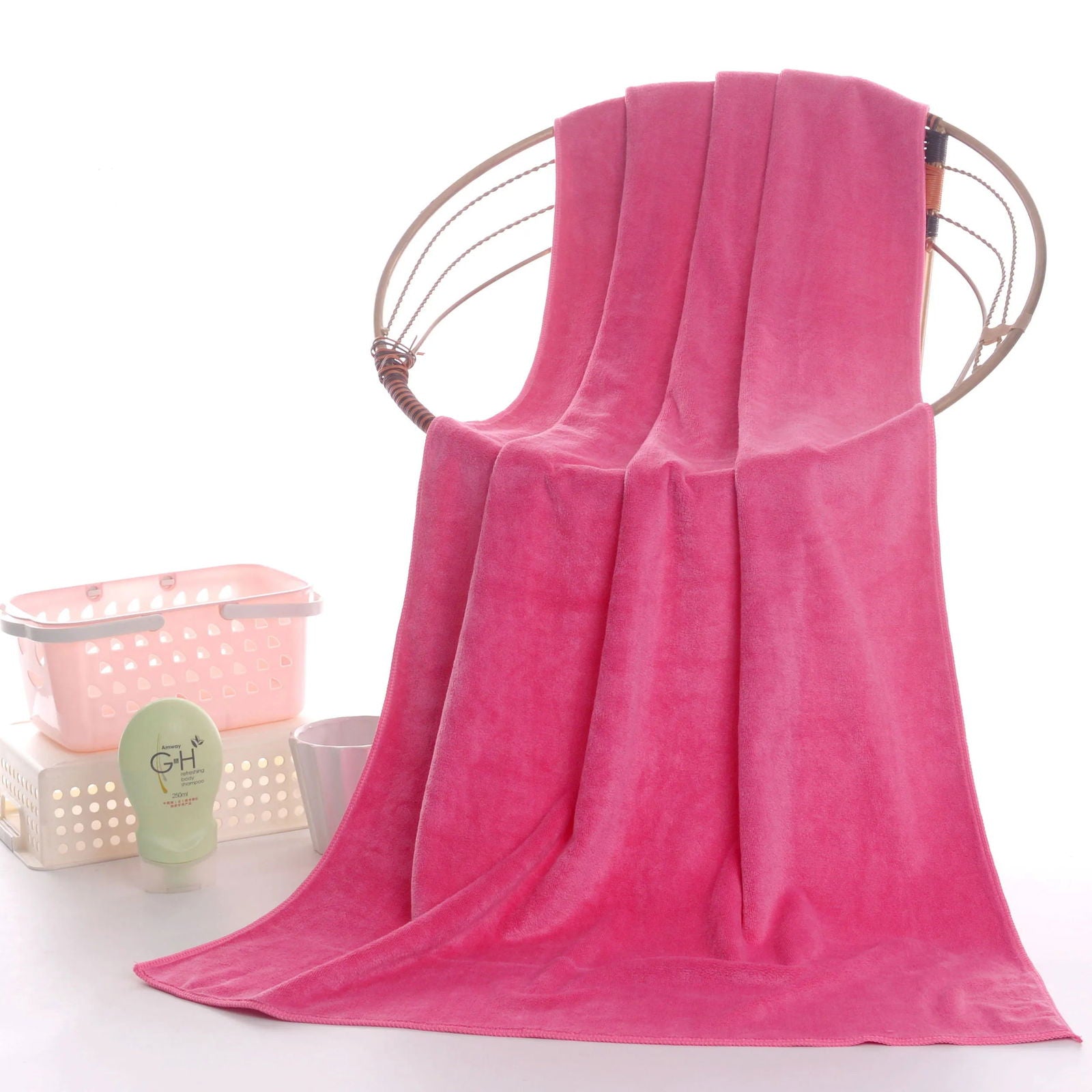 Microfiber bath towel, super large, soft, high absorption and quick-drying, sports, travel, no fading, multi-functional use - Slobuy
