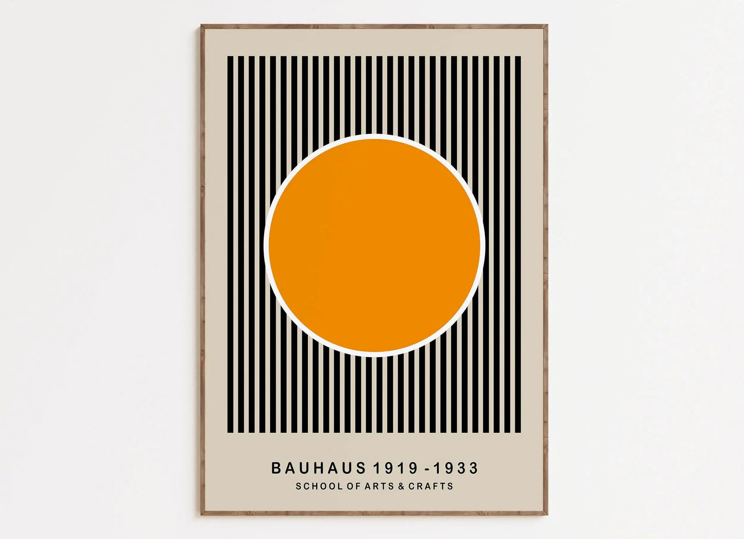 Mid Century Bauhaus Poster Geometric Wall Art Canvas Prints Living Room Bedroom Bright Colourful Artwork For Home Decor - Slobuy