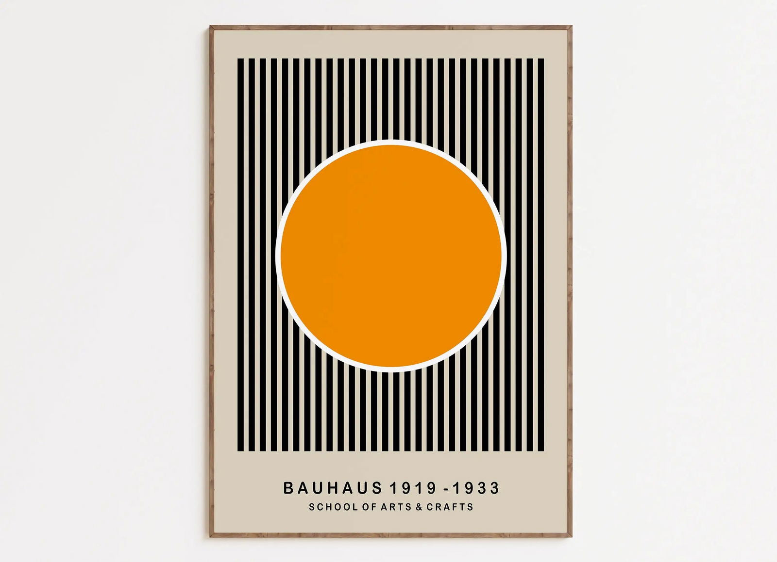Mid Century Bauhaus Poster Geometric Wall Art Canvas Prints Living Room Bedroom Bright Colourful Artwork For Home Decor - Slobuy