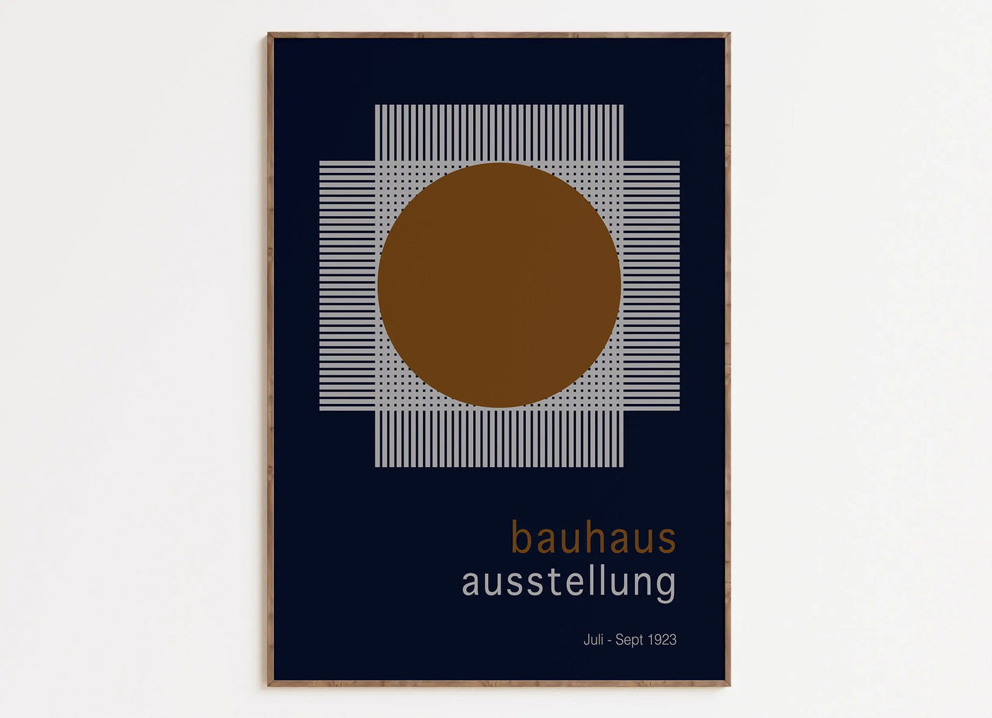 Mid Century Bauhaus Poster Geometric Wall Art Canvas Prints Living Room Bedroom Bright Colourful Artwork For Home Decor - Slobuy
