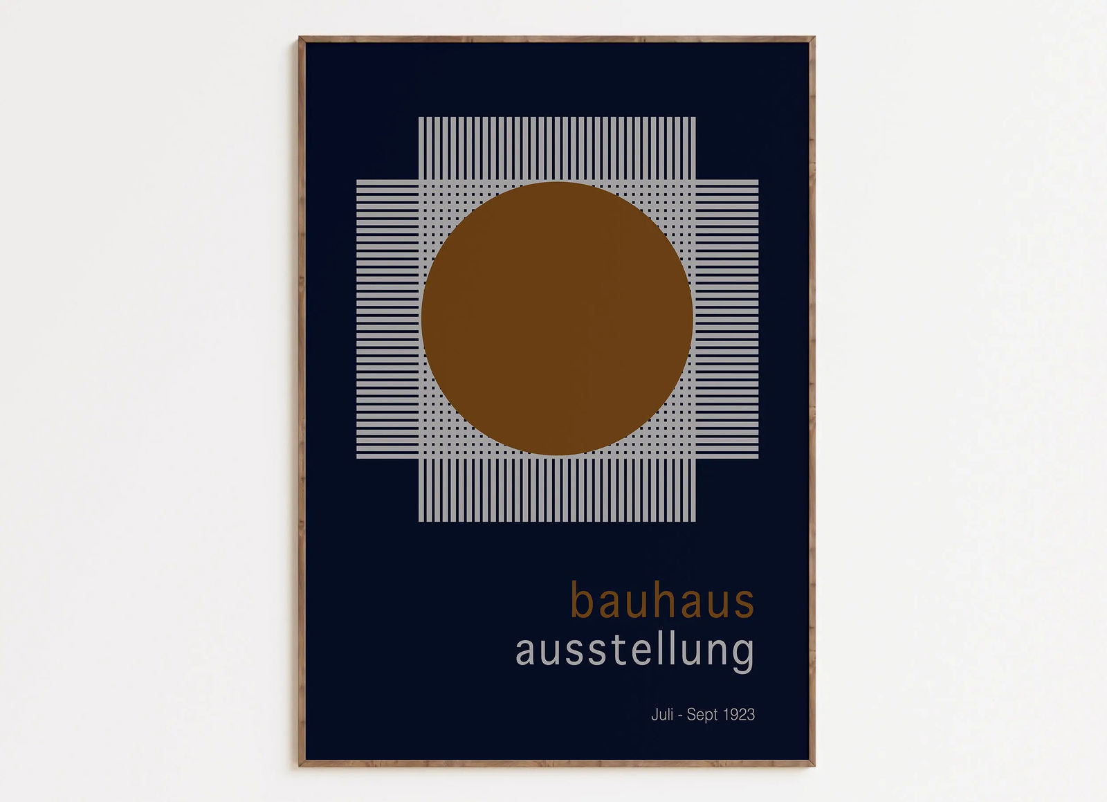 Mid Century Bauhaus Poster Geometric Wall Art Canvas Prints Living Room Bedroom Bright Colourful Artwork For Home Decor - Slobuy