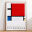 Mid Century Bauhaus Poster Geometric Wall Art Canvas Prints Living Room Bedroom Bright Colourful Artwork For Home Decor - Slobuy