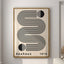 Mid Century Bauhaus Poster Geometric Wall Art Canvas Prints Living Room Bedroom Bright Colourful Artwork For Home Decor - Slobuy