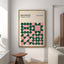 Mid Century Bauhaus Poster Geometric Wall Art Canvas Prints Living Room Bedroom Bright Colourful Artwork For Home Decor - Slobuy