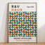 Mid Century Bauhaus Poster Geometric Wall Art Canvas Prints Living Room Bedroom Bright Colourful Artwork For Home Decor - Slobuy