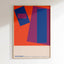 Mid Century Bauhaus Poster Geometric Wall Art Canvas Prints Living Room Bedroom Bright Colourful Artwork For Home Decor - Slobuy