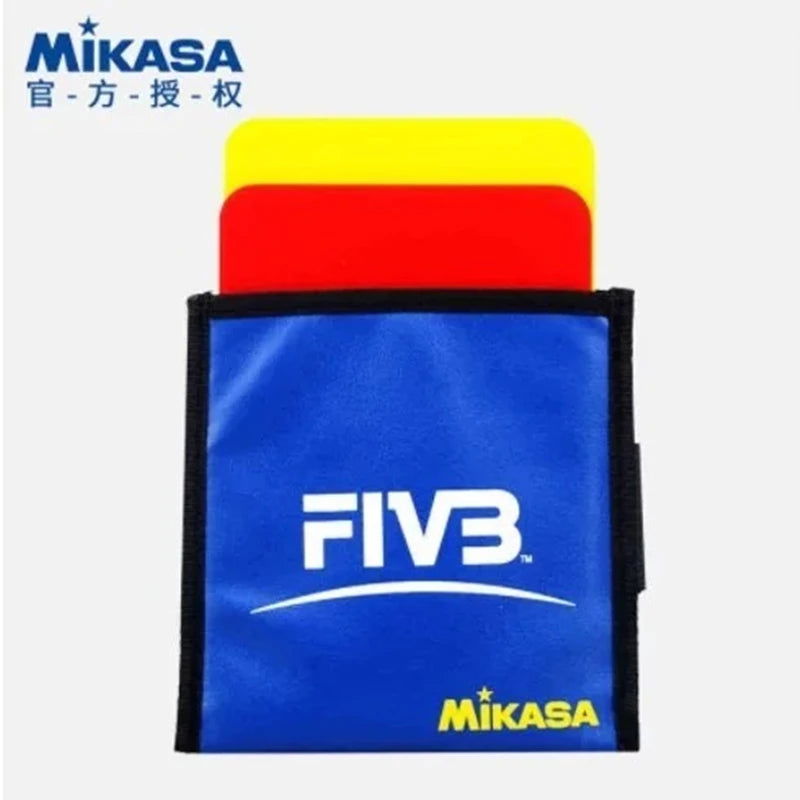Mikasa Red and Yellow Card Volleyball Referee Basketball Football Training Match Equipment FIBB Red and Yellow Cards - Slobuy