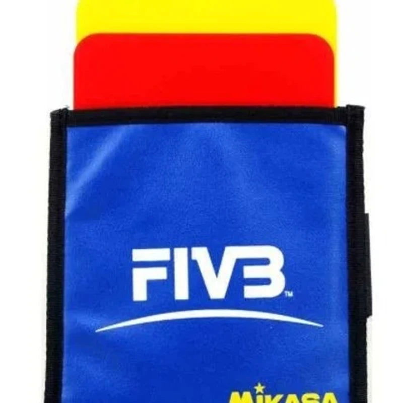 Mikasa Red and Yellow Card Volleyball Referee Basketball Football Training Match Equipment FIBB Red and Yellow Cards - Slobuy