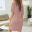 Milk Silk Nightgown Women Nightdress Short Sleeve Cartoon Nightgowns Sweet Casual Sleepwear Pijamas Sleepdress - Slobuy