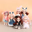 Mini 16cm BJd Doll 13 Movable Joint Girl Doll 3D Big Eyes 1/12 Fashion Princess Doll DIY Dress Up Toy Doll With Clothes Gift - Slobuy