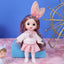 Mini 16cm BJd Doll 13 Movable Joint Girl Doll 3D Big Eyes 1/12 Fashion Princess Doll DIY Dress Up Toy Doll With Clothes Gift - Slobuy