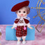 Mini 16cm BJd Doll 13 Movable Joint Girl Doll 3D Big Eyes 1/12 Fashion Princess Doll DIY Dress Up Toy Doll With Clothes Gift - Slobuy